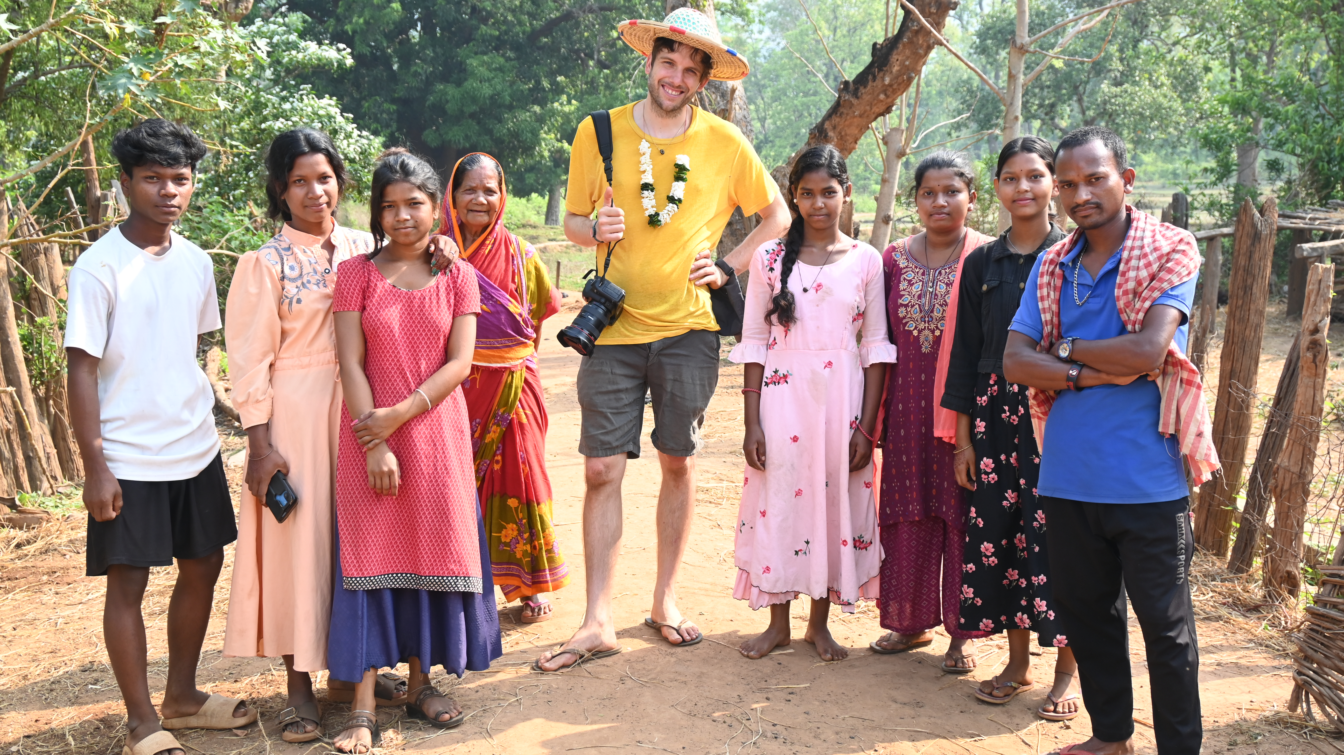Farmers working in the field